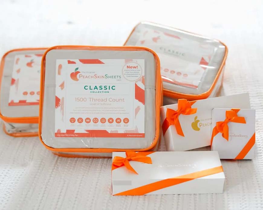 Travel Essential: PeachSkinSheets for Deep, Restful Sleep